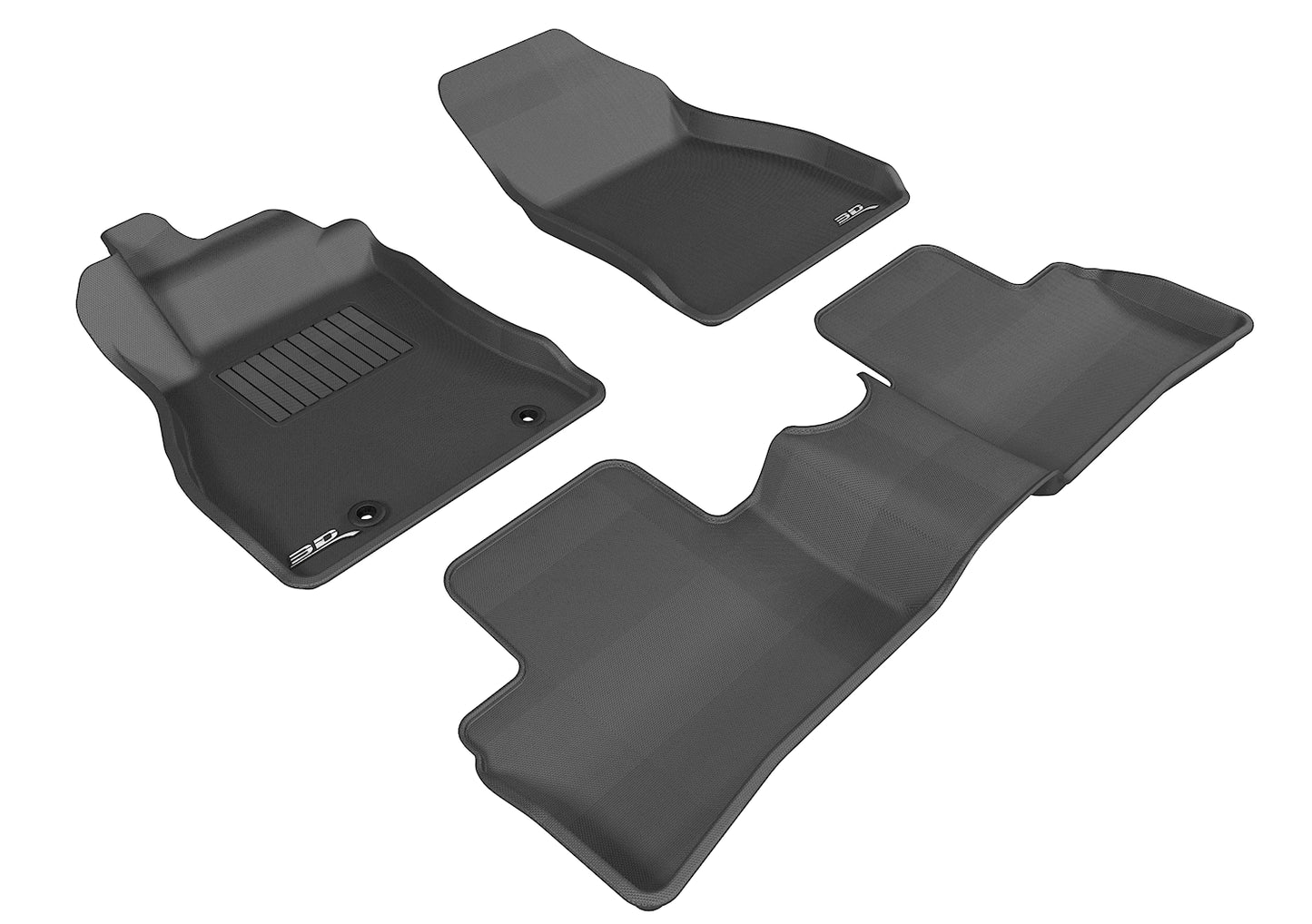 3D MAXpider Custom Fit Floor Liner Black for 2011-2018 NISSAN JUKE