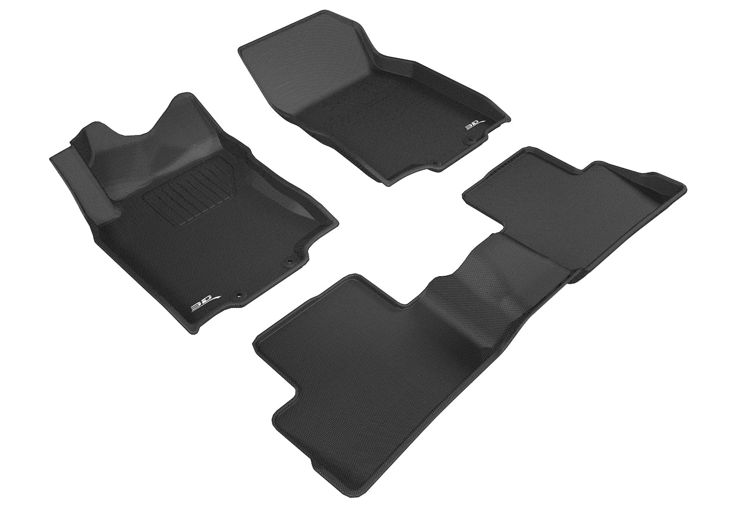 3D MAXpider Custom Fit Floor Liner Black for 2017-2022 NISSAN QASHAQAI