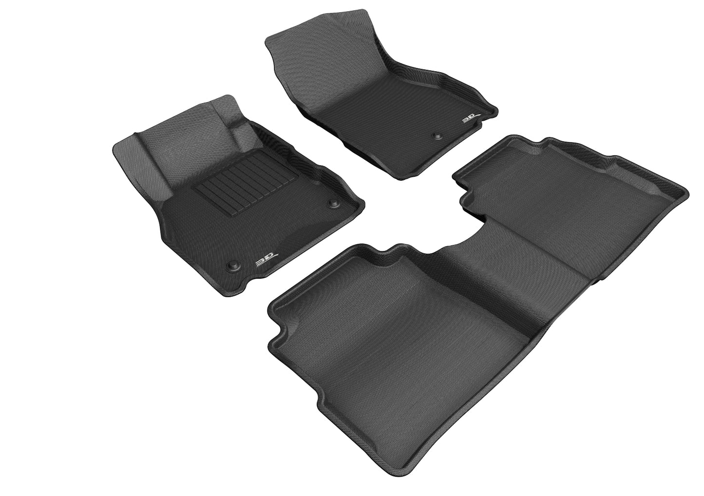 3D MAXpider Custom Fit Floor Liner Black for 2018-2023 NISSAN KICKS
