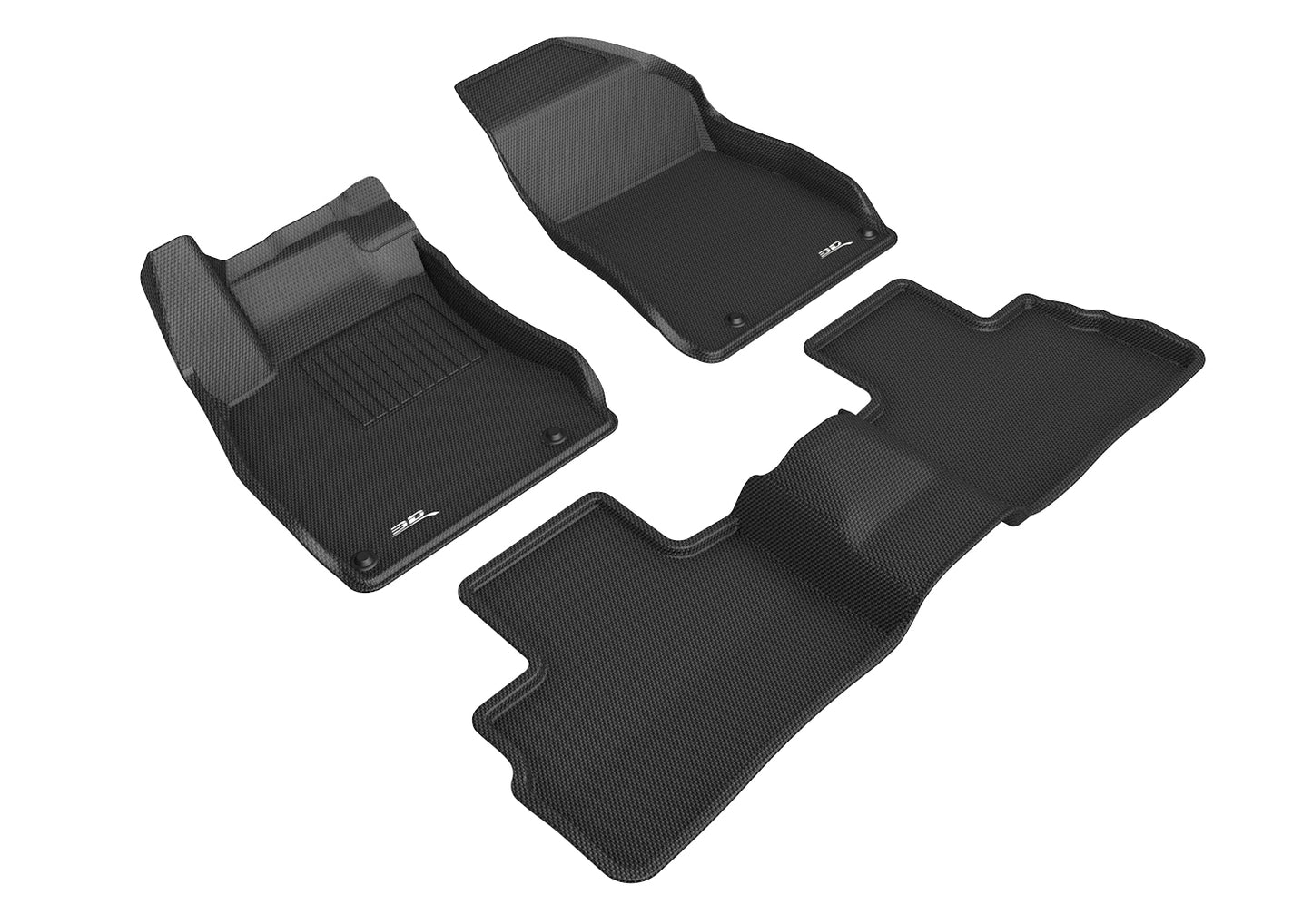 3D MAXpider Custom Fit Floor Liner Black for 2020-2023 NISSAN SENTRA