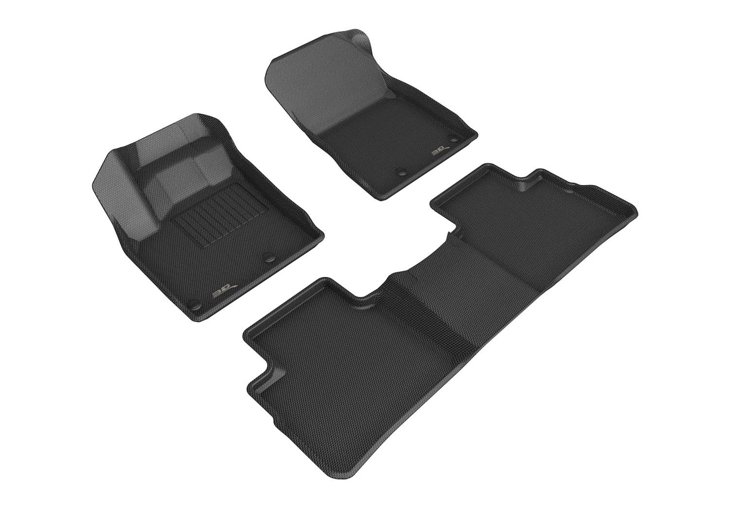 3D MAXpider Custom Fit Floor Liner Black for 2021-2022 NISSAN ROGUE