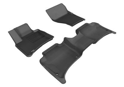 3D MAXpider Custom Fit Floor Liner Black for 2011-2018 PORSCHE CAYENNE