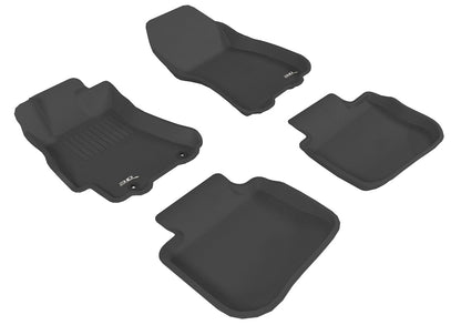 3D MAXpider Custom Fit Floor Liner Black for 2010-2014 SUBARU LEGACY