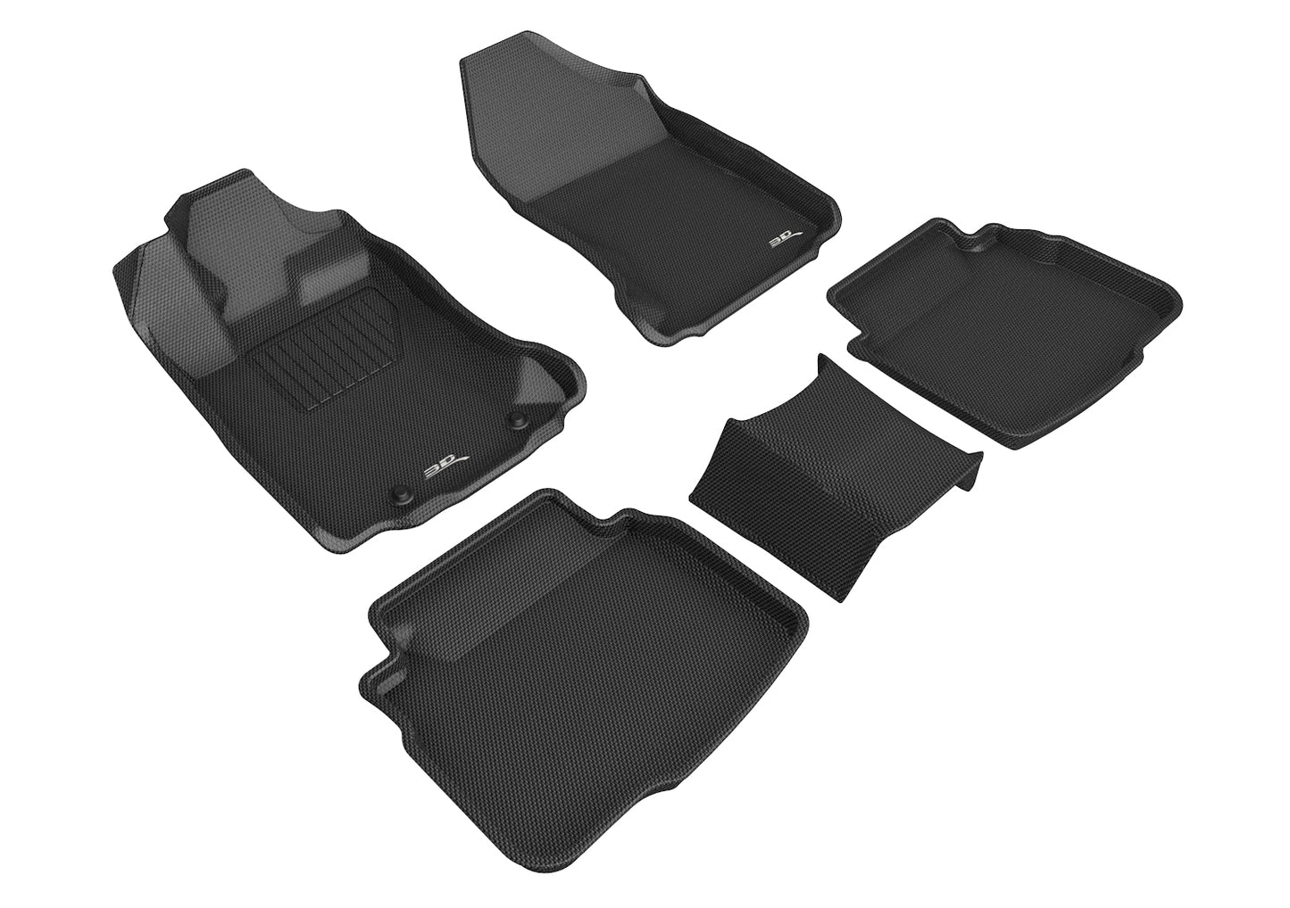 3D MAXpider Custom Fit Floor Liner Black for 2020-2023 SUBARU OUTBACK