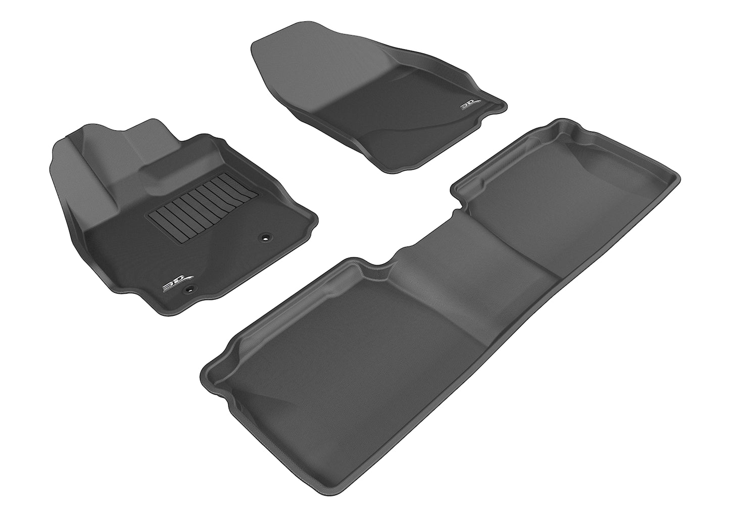 3D MAXpider Custom Fit Floor Liner Black for 2014-2016 SCION TC