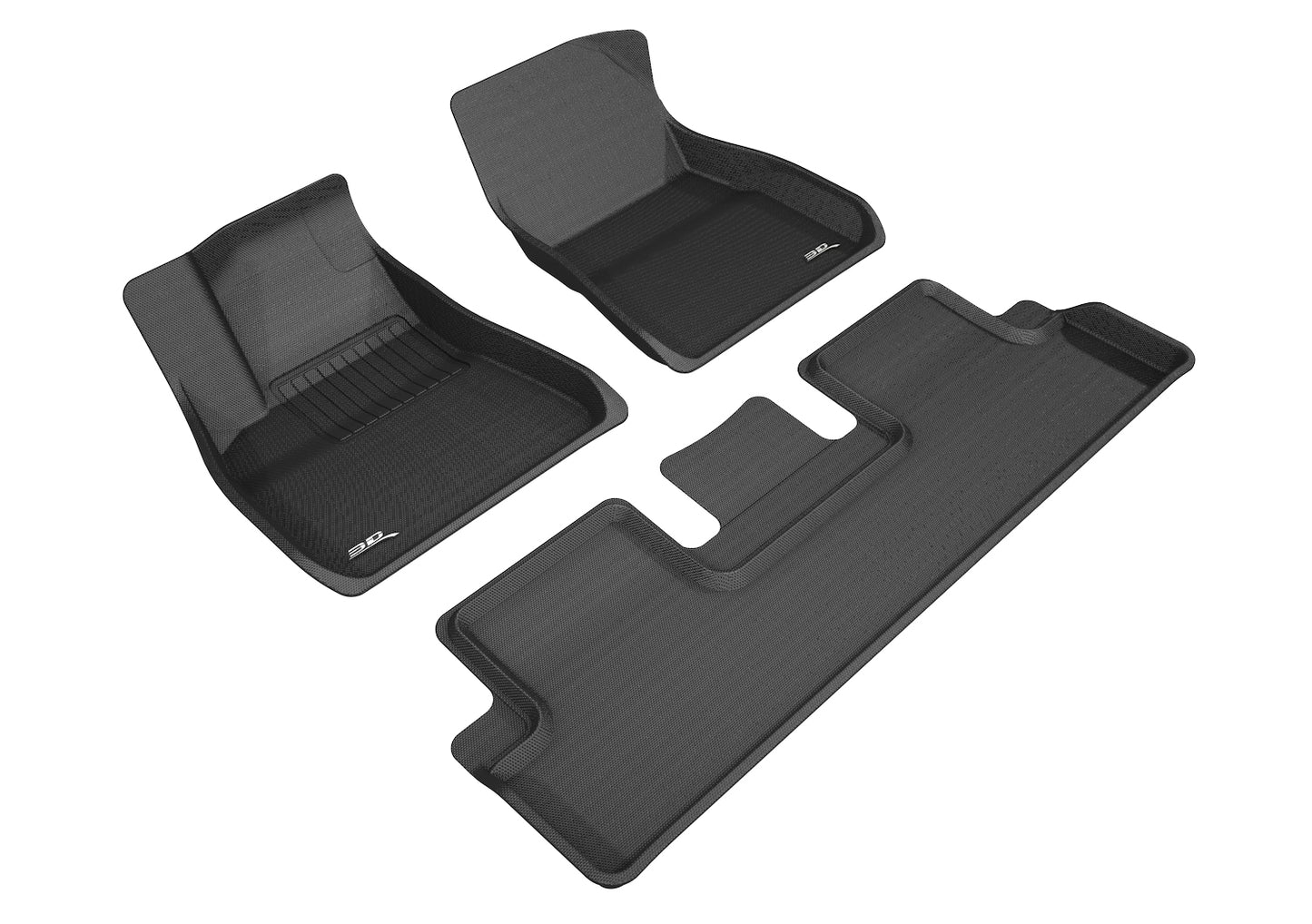 3D MAXpider Custom Fit Floor Liner Black for 2018-2019 TESLA MODEL 3