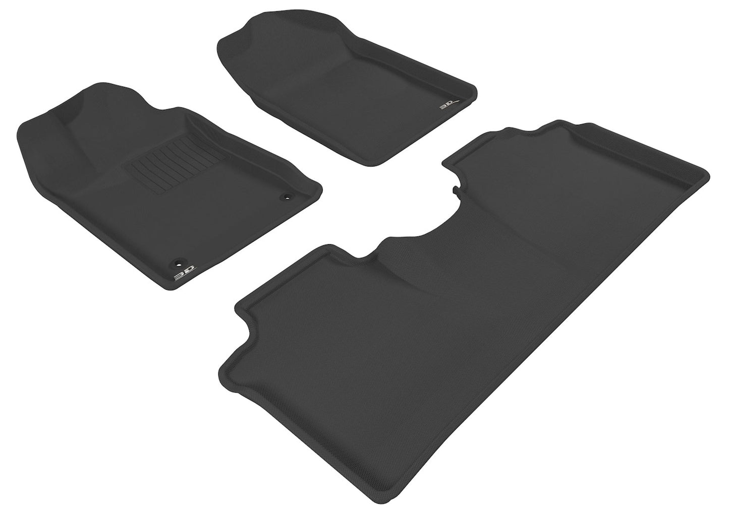 3D MAXpider Custom Fit Floor Liner Black for 2005-2012 TOYOTA AVALON