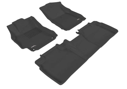 3D MAXpider Custom Fit Floor Liner Black for 2012-2014 TOYOTA CAMRY
