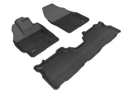 3D MAXpider Custom Fit Floor Liner Black for 2012-2017 TOYOTA PRIUS V