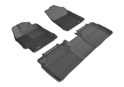 3D MAXpider Custom Fit Floor Liner Black for 2015-2017 TOYOTA CAMRY