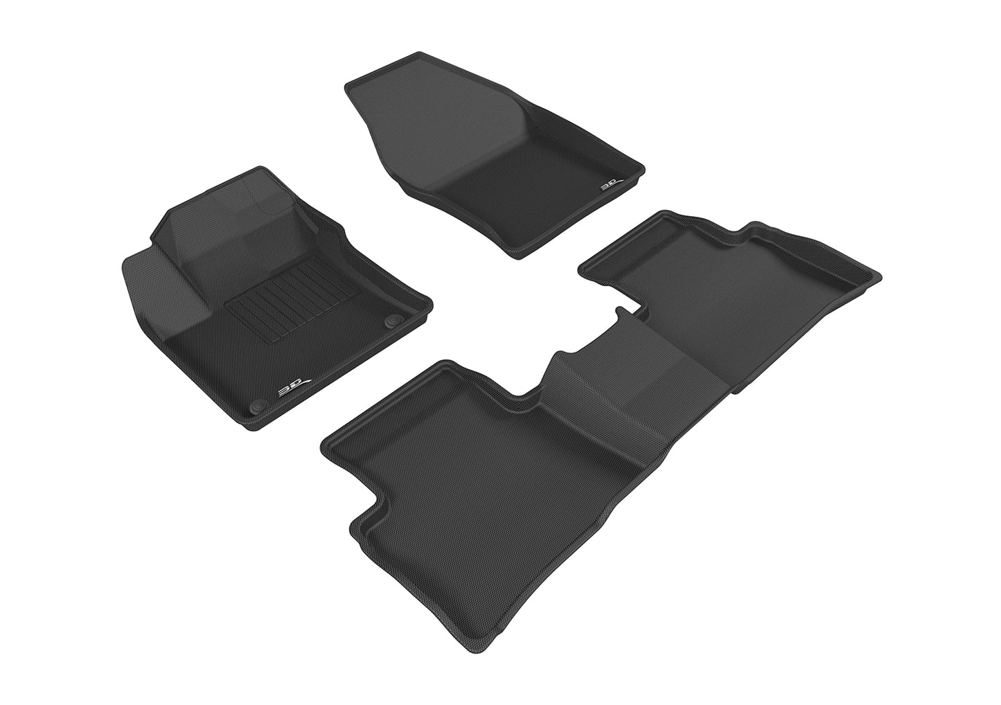 3D MAXpider Custom Fit Floor Liner Black for 2018-2022 TOYOTA PRIUS PRIME