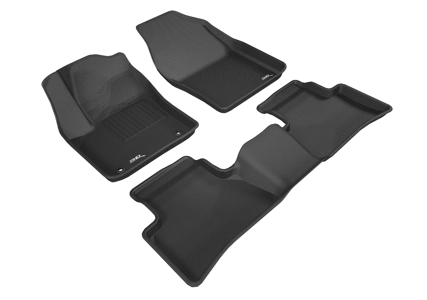3D MAXpider Custom Fit Floor Liner Black for 2018-2022 TOYOTA C-HR