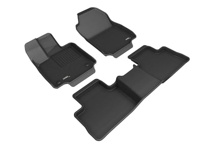 3D MAXpider Custom Fit Floor Liner Black for 2019-2023 TOYOTA VENZA