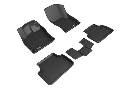 3D MAXpider Custom Fit Floor Liner Black for 2019-2023 VOLKSWAGEN JETTA