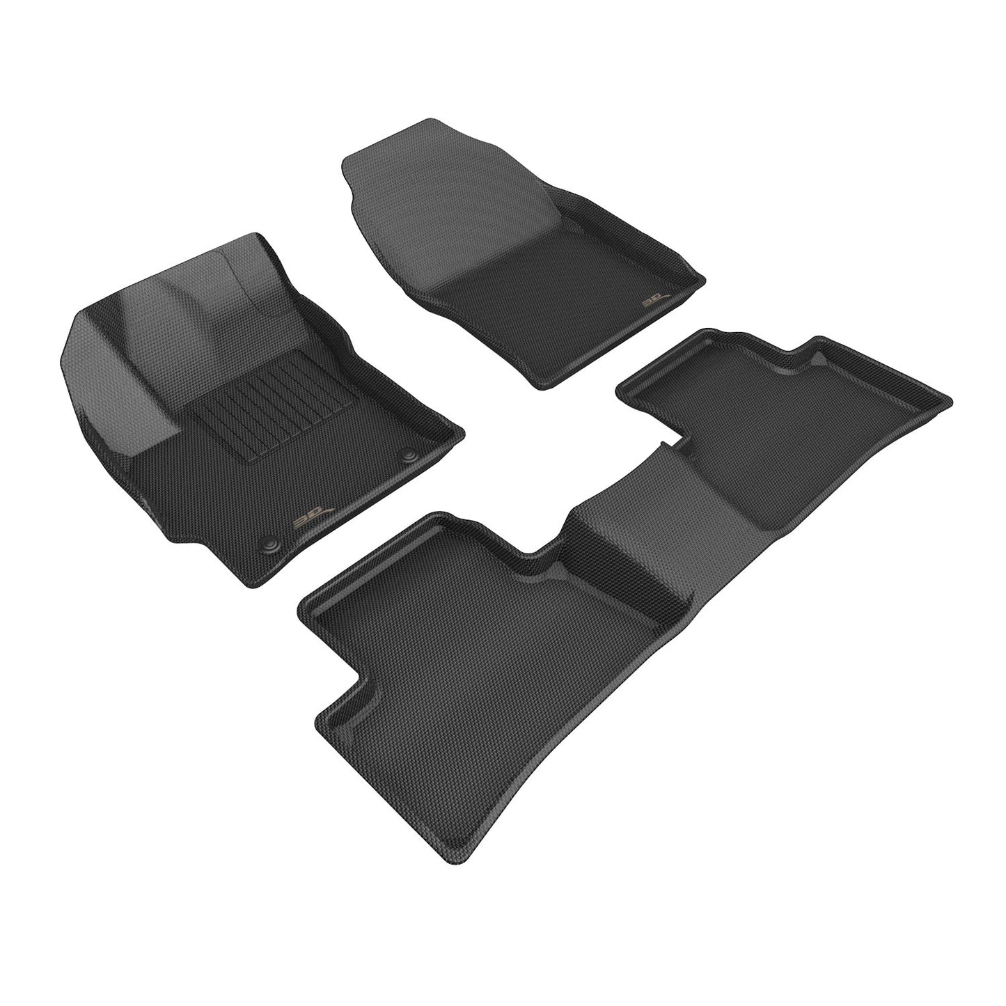 3D MAXpider Custom Fit Floor Liner Black for 2010-2013 TOYOTA 4RUNNER