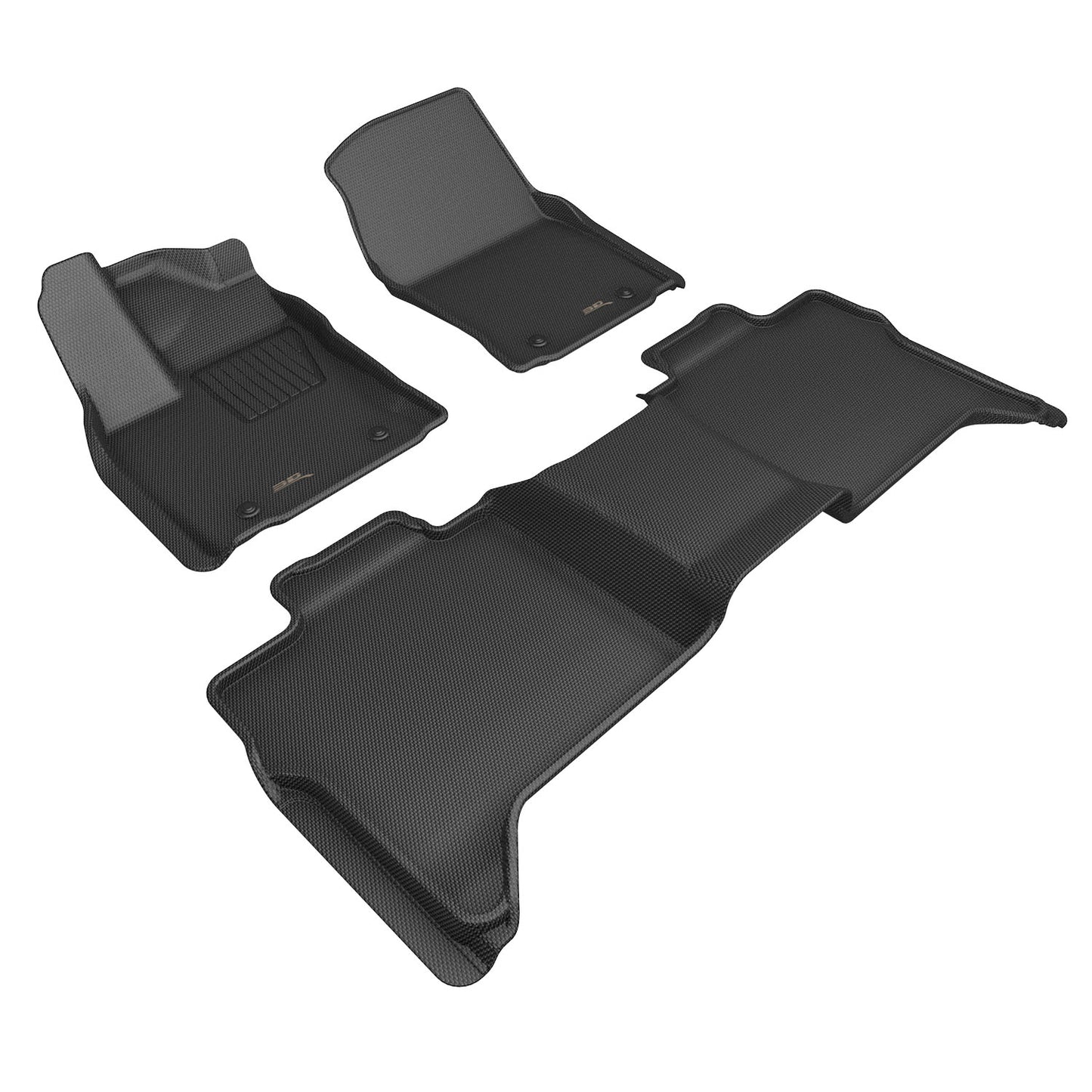 3D MAXpider Custom Fit Floor Liner Black for 2022-2023 TOYOTA TUNDRA CrewMax Cab